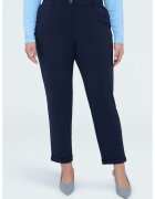 Fiorella Rubino Pantaloni crop cu croiala conica - Bleumarin
