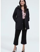 Fiorella Rubino Pantaloni cu croiala kick flare si banda cu talie elastica - Negru