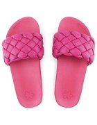Flip Flop Pool Weave roz deschis roz - Rosu
