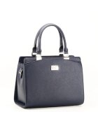 FloraCo Paris Geanta medie Jeffery - Bleumarin - 30x23x14