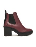 Fly London Botine dama P144520025 - Piele naturala - Visiniu