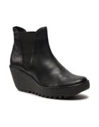 Fly London Ghete din piele naturala - Negru