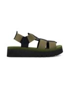 Fly London Sandale dama 305140548 - Textil - Verde - Verde