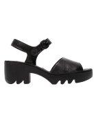 Fly London Sandale din piele naturala - culoare negru - Negru