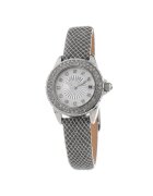 Folli Follie Ceas Dama - 28mm - inox - piele naturala - culoarea argintie
