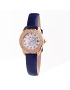 Folli Follie Ceas dama - quartz - inox - piele naturala - 36mm