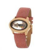 Folli Follie Ceas Dama - quartz - inox - piele naturala - 40mm
