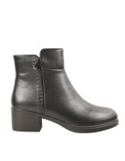 FORMAZIONE Ghete casual - dama - E0250-1 negru - piele naturala - cu toc - Negru - Piele naturala - Negru