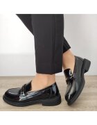 FORMAZIONE Pantofi Casual Dama 30025L Negri Lac - Negru Lac - Negru