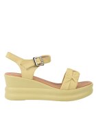 FORMAZIONE Sandale casual - dama - 2718 galben - piele naturala - platforma - Galben