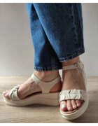 FORMAZIONE Sandale Casual Dama 49008 Crem - Crem