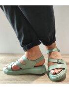 FORMAZIONE Sandale Casual Dama K247-1 Verzi Menta - Verde - Verde