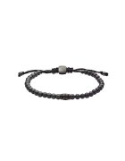 Fossil Bratara cu hematit si black lava - Negru