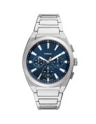 Fossil Ceas barbatesc FS6104 Quartz Argintiu