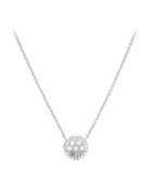 Fossil Colier de argint cu detalii Mother of Pearl - Argintiu