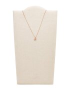 Fossil Colier decorat cu pandantive multiple - Auriu rose