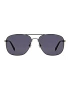 Fossil Ochelari de soare aviator cu lentile uni - Argintiu