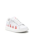 Foundation Pantofi sport baieti Omenaa Piele naturala - Alb
