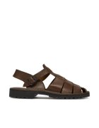 Fracap Sandale unisex D034 - Piele naturala - Maro - Maro