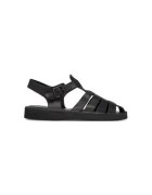 Fracap Sandale unisex D038 - Piele naturala - Negru - Negru