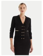 Fracomina Cardigan dama negru - pulover elegant - material de calitate