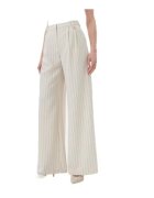 Fracomina Pantaloni dama FR25SV3002W761D4 - Poliester/Viscoza - Bej