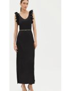 Fracomina Rochie dama - 305170477 - Rayon - S INTL - Negru