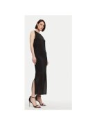 Fracomina Rochie dama FJ25SD5007K420Q7 - Viscoza/Nylon - Negru
