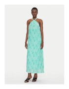 Fracomina Rochie de vara dama FS25SD3006W422J3 - Viscoza -Albastru deschis - Albastru deschis