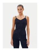 Fracomina Top dama FR25ST4006K410J9 - Viscoza/Poliamida - Bleumarin - Bleumarin