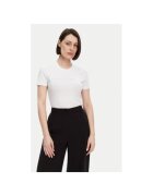 Fracomina Tricou dama - 305170927 - Modal/Bumbac/Elastan - Alb - Alb