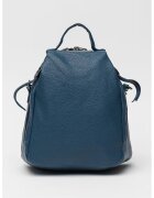 Francesca Rossi Rucsac de piele ecologica cu barete detasabile - Bleumarin