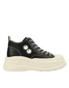FRANCO GERARDO Pantofi sport - dama - KM 3817 negru - piele naturala - Negru