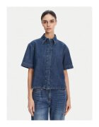 French Connection Camasa din denim pentru femei albastru
