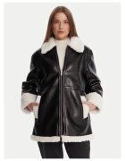 French Connection Jacheta imitatie piele pentru femei negru - Negru