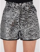 Freshlions Fusta-pantalon mini cu paiete - Gri