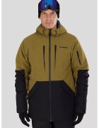 Fundango Geaca cu aspect contrastant pentru ski Baily Allmountain - Negru stins/Verde fistic
