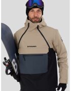 Fundango Geaca impermeabila pentru ski Hydra ECO Anorak - Negru/Albastru inchis/Bej