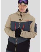 Fundango Jacheta cu model colorblock - pentru schi Privet Allmountain - Negru/Albastru prafuit/Maro nisip