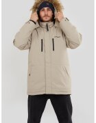Fundango Parka impermeabila cu garnitura din blana sintetica Spirit - Gri deschis