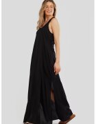 Fundango Rochie maxi cu slituri laterale Penelope - Negru
