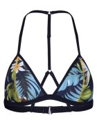 Fundango Sutien de baie Orilla Top - Negru/Alb - Negru/Floral