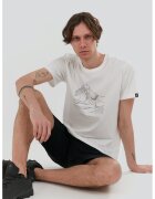 Fundango Tricou cu imprimeu si decolteu la baza gatului - Alb murdar