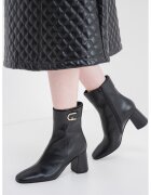 Furla Botine din piele Chic - Negru