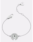 Furla Bratara de otel inoxidabil cu talisman cu cristal Flow