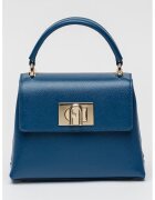Furla Geanta crossbody din piele 1927 - Albastru royal/Albastru