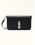 Furla Geanta crossbody din piele cu clapa Iride - Negru