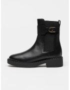 Furla Ghete Chelsea din piele New Legacy - Negru
