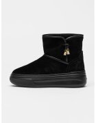 Furla Ghete slip-on din piele intoarsa Nuage - Negru