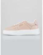 Furla Pantofi sport de piele cu segment cu perforatii - Roz prafuit